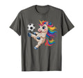 Funny Soccer Just Who Loves Unicorns T-Shirt - Fun Novelty Design Unisex - T-Shirt, Sweatshirt, Hoodie