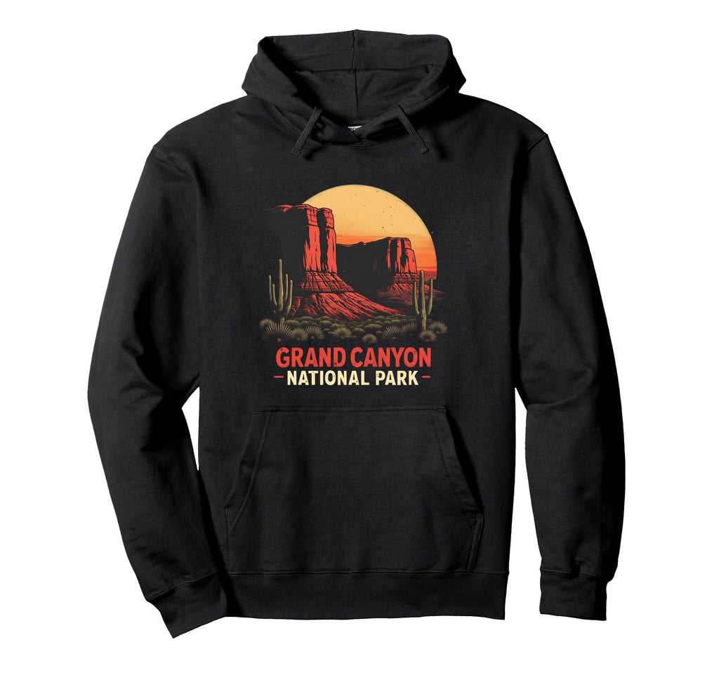Grand Canyon Hiking Arizona Hoodie - Unique Graphic for Adults - T-Shirt, Sweatshirt, Hoodie