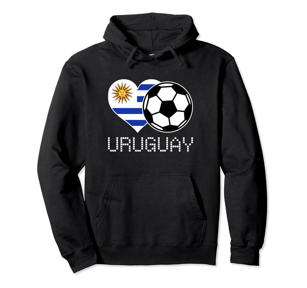 Uruguay Soccer Uruguayan Flag Love Hoodie - Aesthetic Graphic for Adults - T-Shirt, Sweatshirt, Hoodie