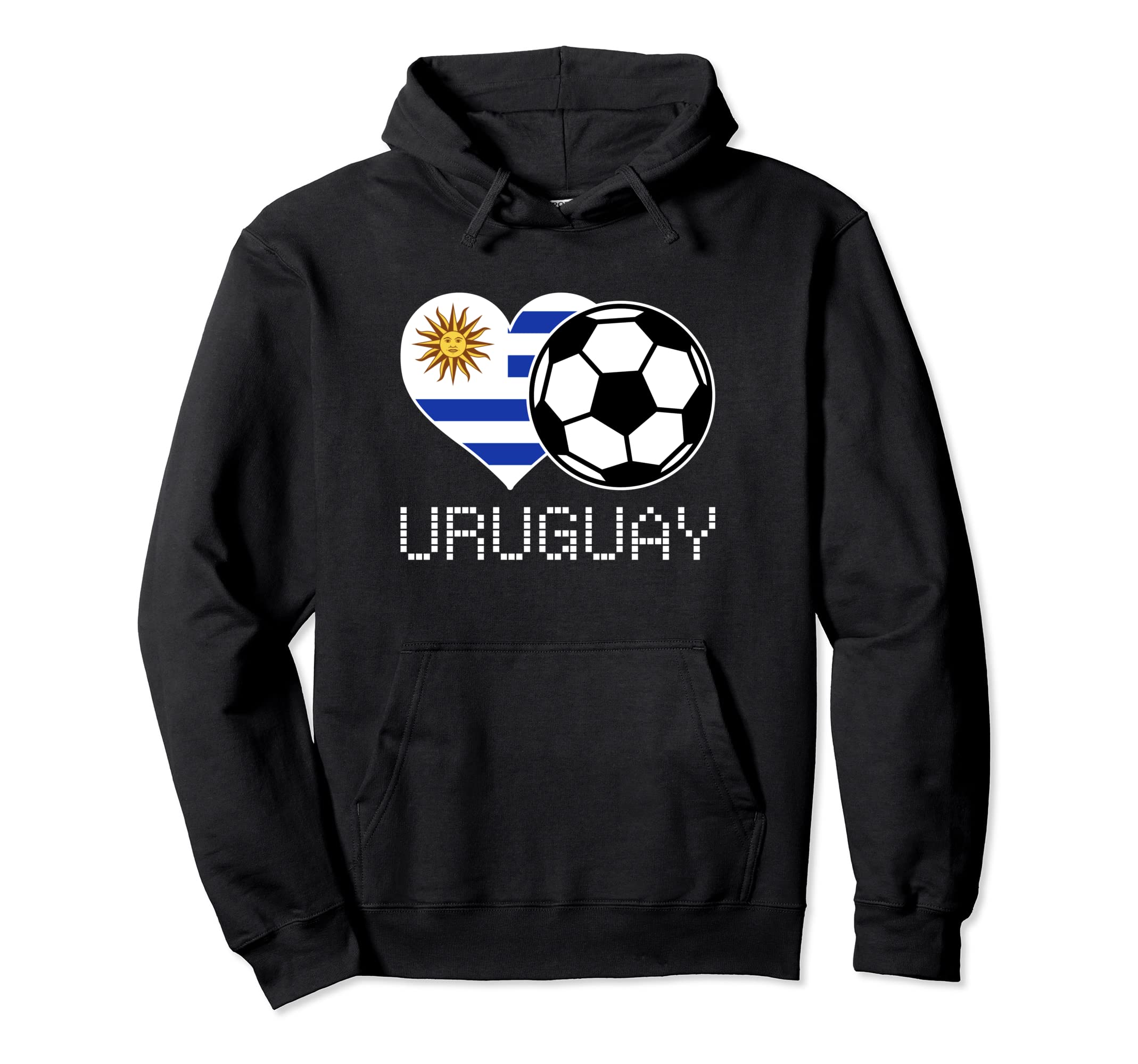 Uruguay Soccer Uruguayan Flag Love Hoodie - Aesthetic Graphic for Adults - T-Shirt, Sweatshirt, Hoodie