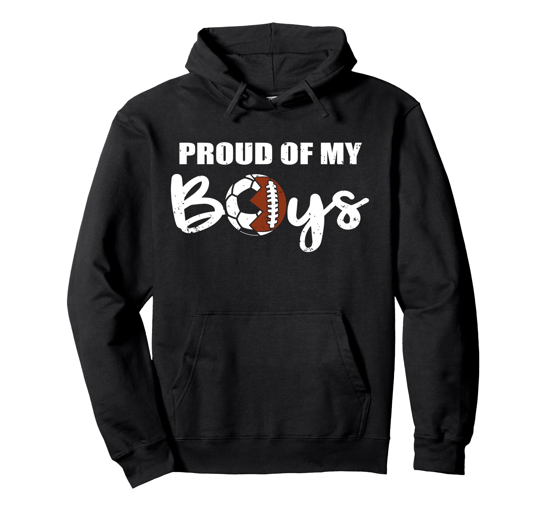 Proud My Funny Football Soccer Mom Hoodie - Casual Everyday Wear for Adults - T-Shirt, Sweatshirt, Hoodie