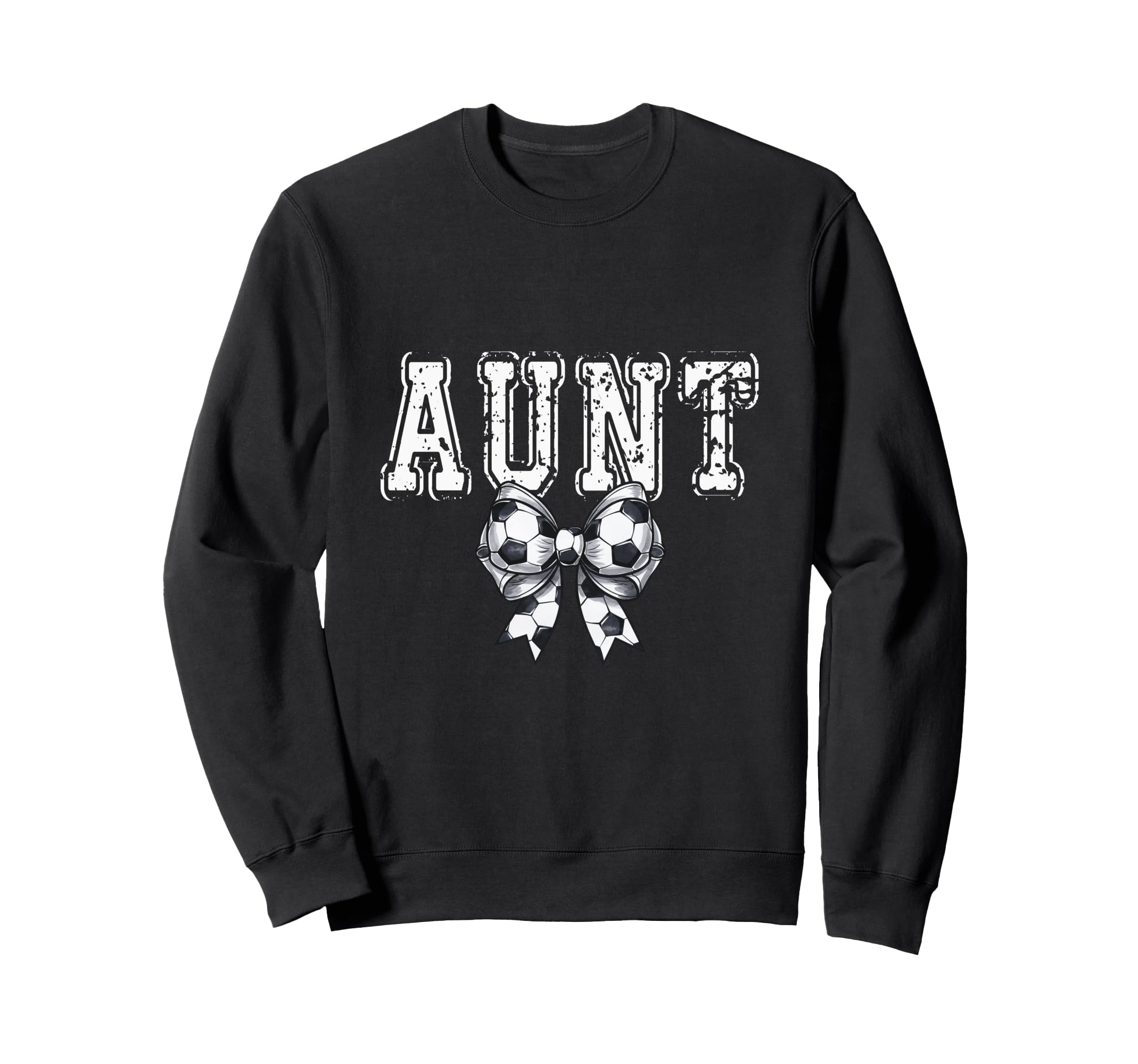 Coquette Soccer Aunt Spirit Sweatshirt - Trendy Graphic Unisex - T-Shirt, Sweatshirt, Hoodie
