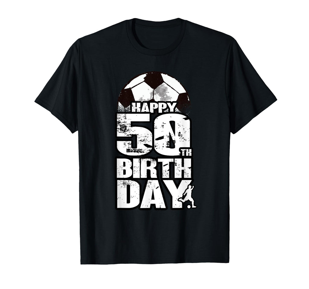 50 Years Old Soccer 50Th Birthday T-Shirt - Unique Graphic Men Women - T-Shirt, Sweatshirt, Hoodie