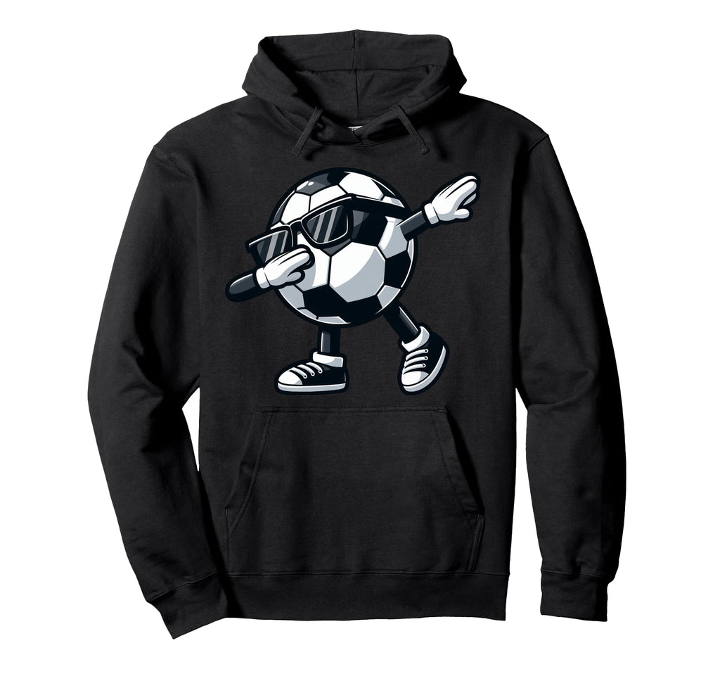 Dabbing Soccer Ball Soccer Sports Hoodie - Novelty Apparel Men Women - T-Shirt, Sweatshirt, Hoodie