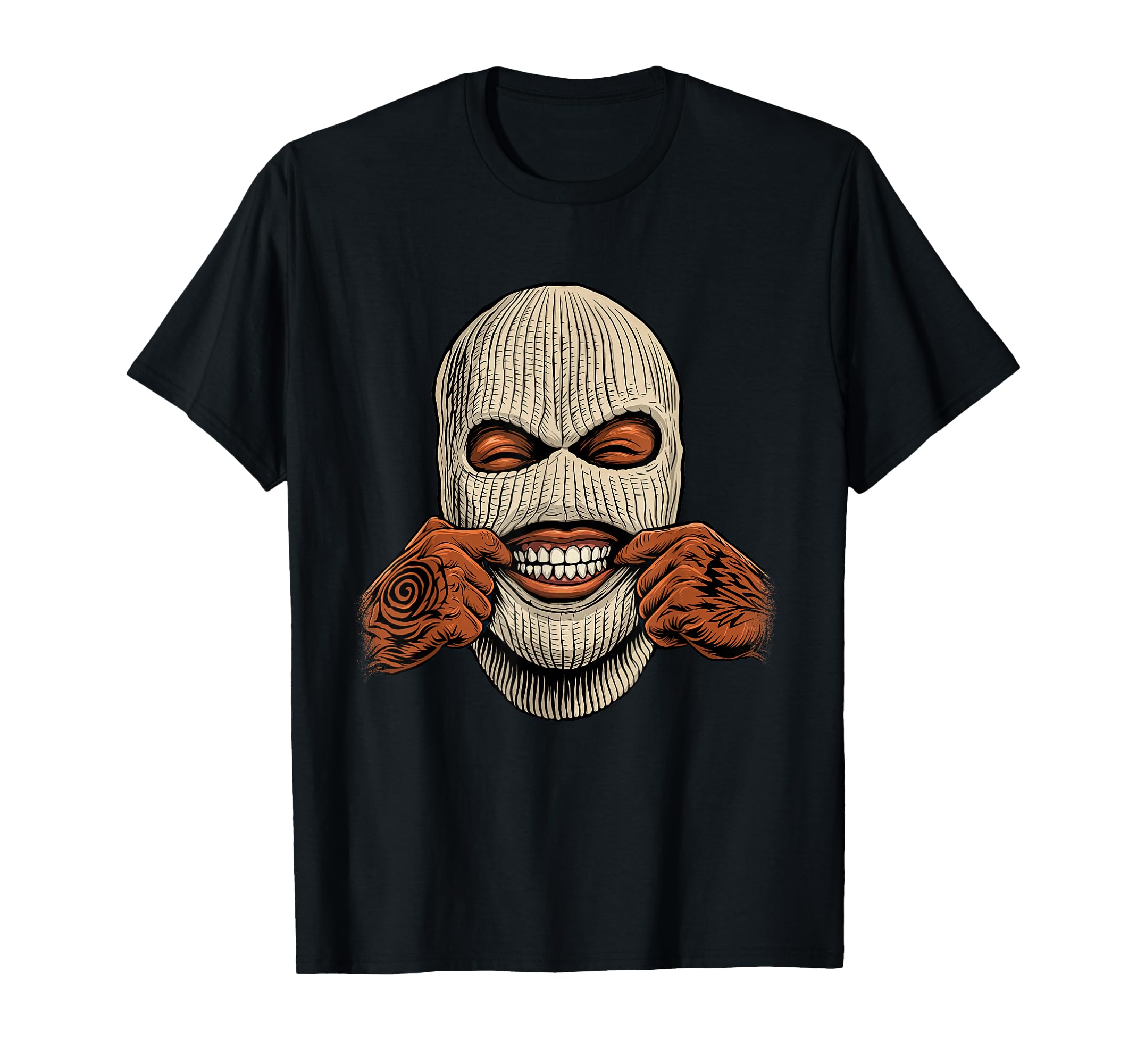 Gangster Ski Mask 80S 90S Old School T-Shirt - Aesthetic Graphic Unisex - T-Shirt, Sweatshirt, Hoodie