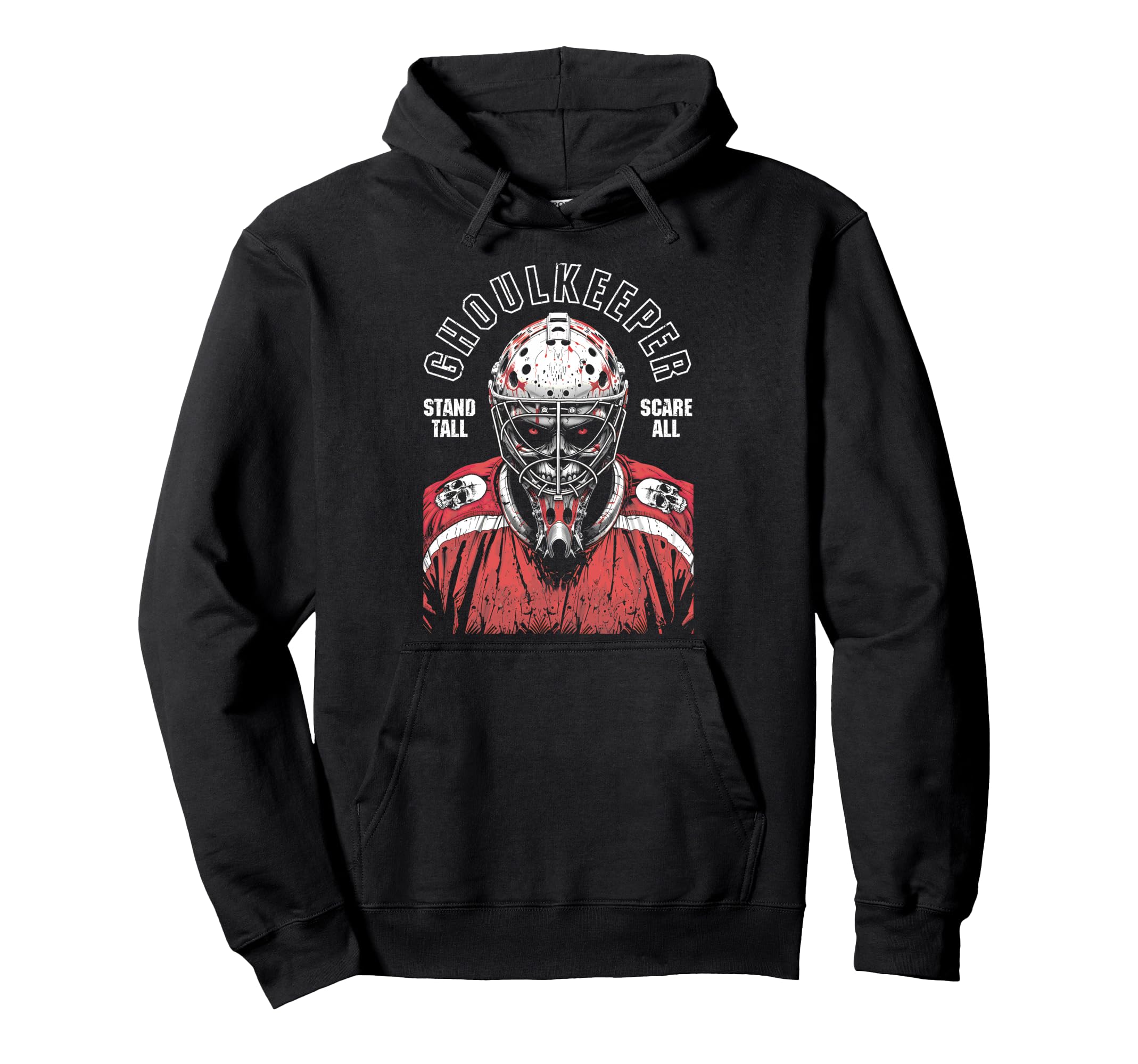 Ice Hockey Goalie Goalkeeper Hoodie - Aesthetic Graphic for Adults - T-Shirt, Sweatshirt, Hoodie