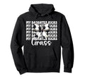 My Daughter Kicks Grass Soccer Mom Hoodie - Fun Novelty Design for Adults - T-Shirt, Sweatshirt, Hoodie