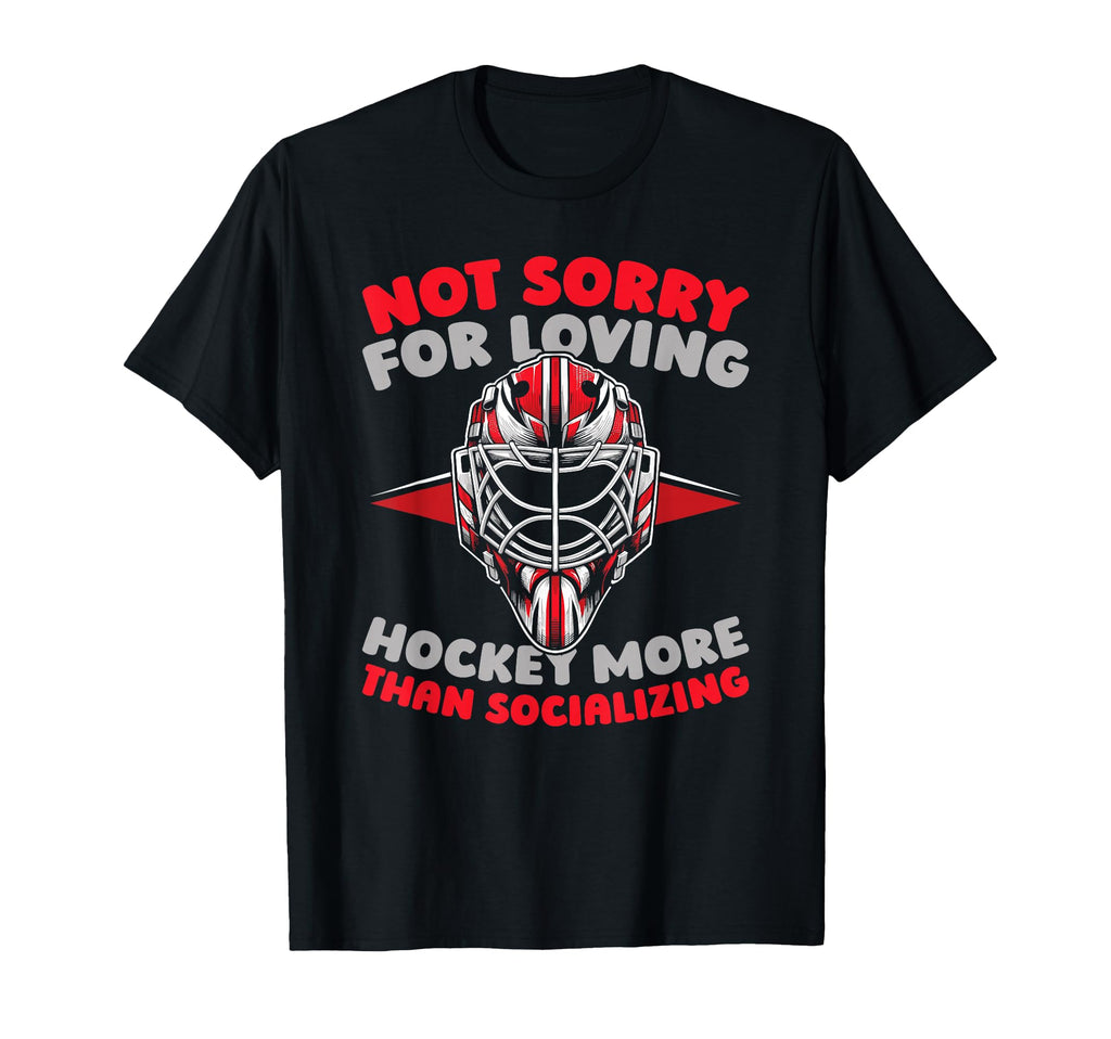 Hockey Goalkeeper Ice Hockey Goalie T-Shirt - Minimalist Print Men Women - T-Shirt, Sweatshirt, Hoodie