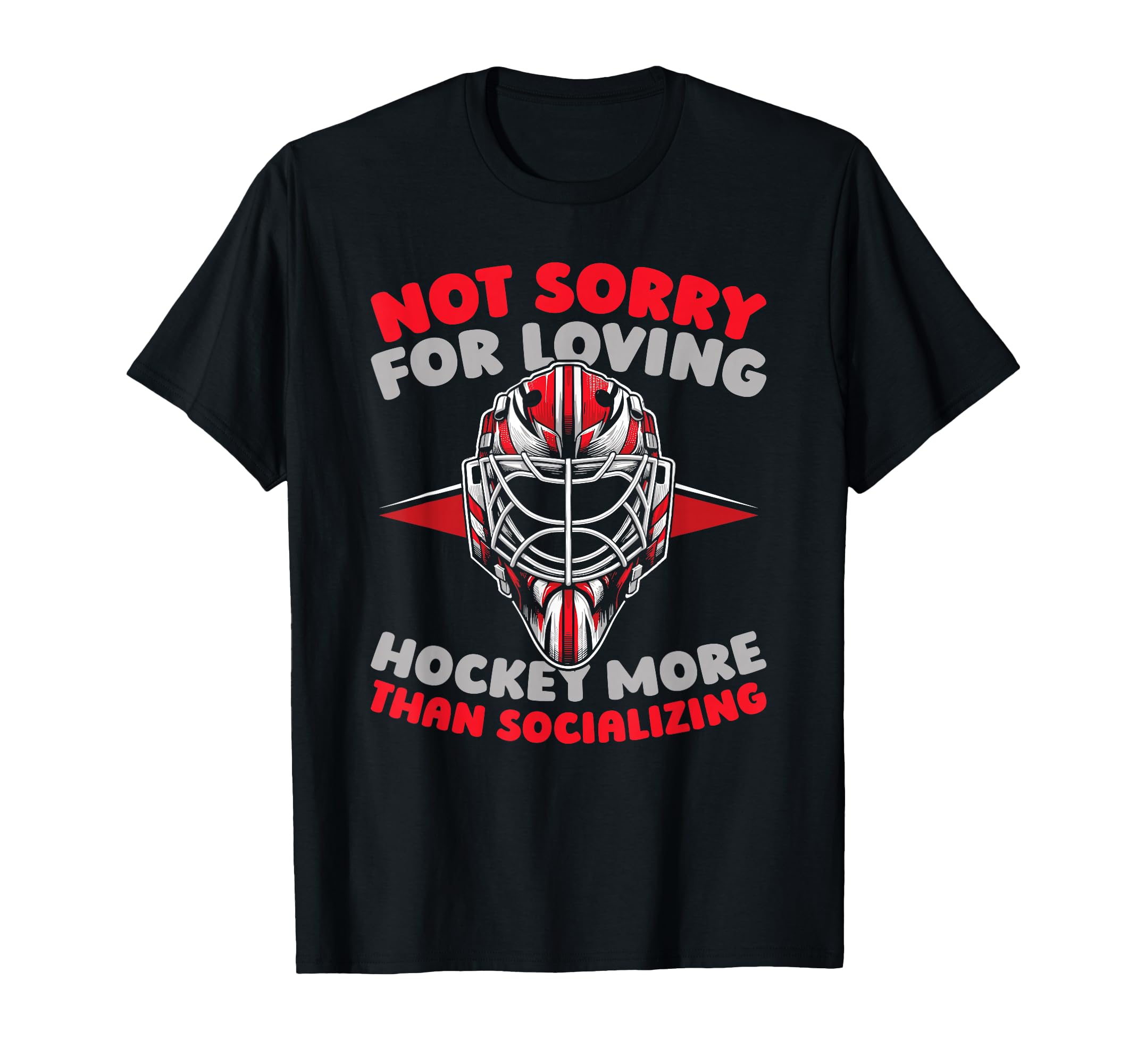 Hockey Goalkeeper Ice Hockey Goalie T-Shirt - Minimalist Print Men Women - T-Shirt, Sweatshirt, Hoodie