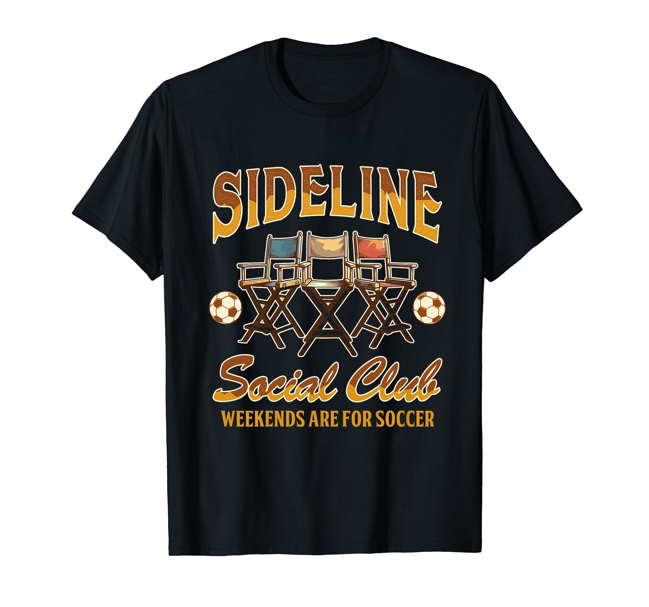 Soccer Mom Sideline Social Club T-Shirt - Fun Novelty Design Men Women - T-Shirt, Sweatshirt, Hoodie