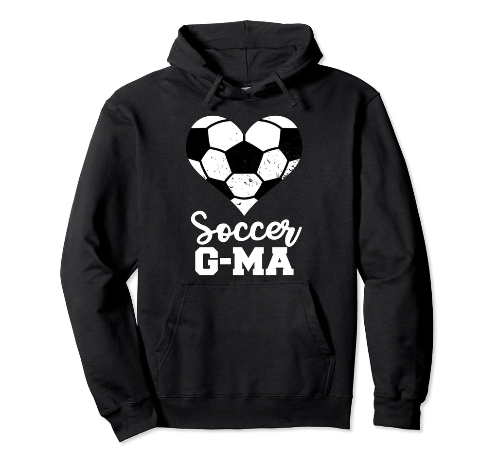 Soccer G Ma Funny Soccer Heart Hoodie - Streetwear Style for Adults - T-Shirt, Sweatshirt, Hoodie