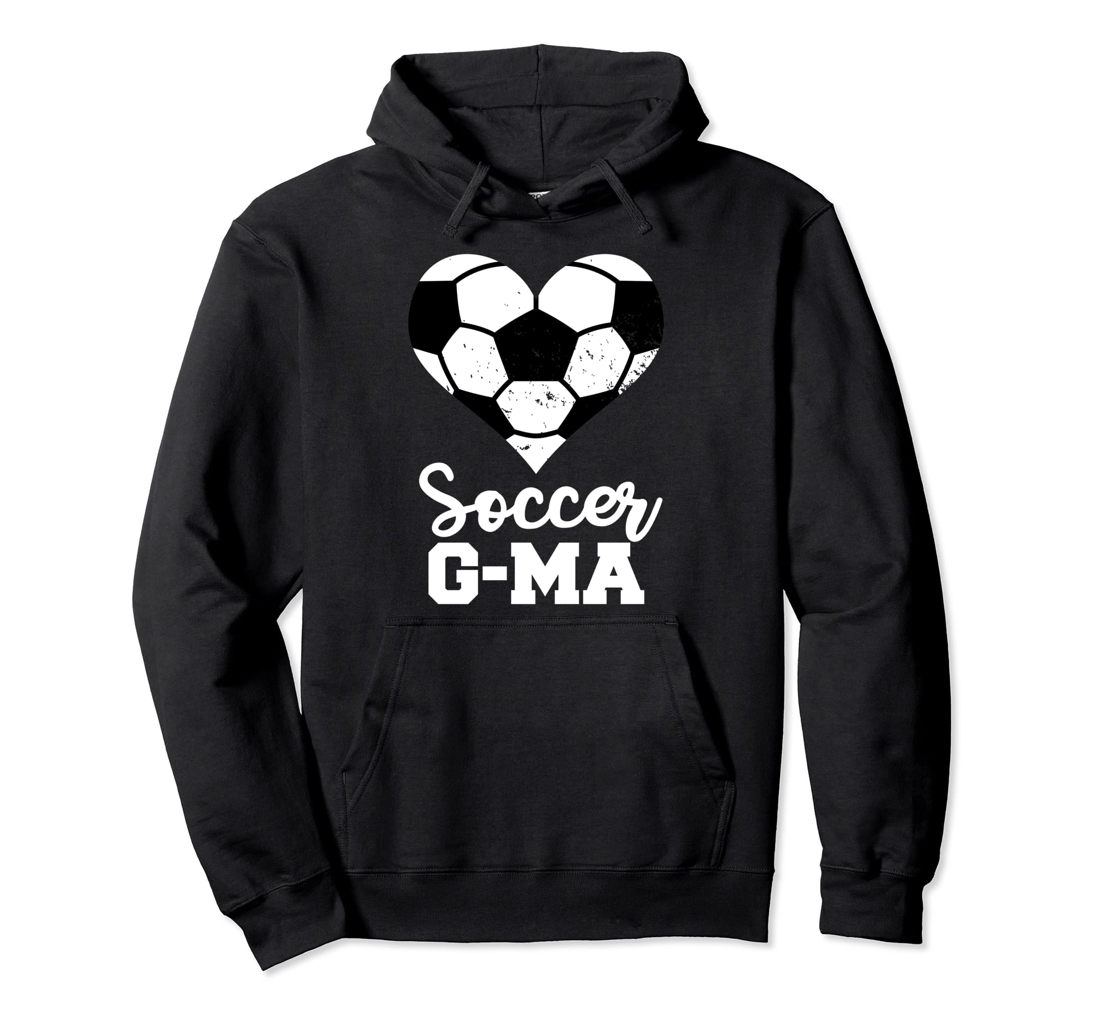 Soccer G Ma Funny Soccer Heart Hoodie - Streetwear Style for Adults - T-Shirt, Sweatshirt, Hoodie
