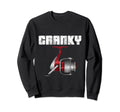 Funny Fishing Cranky Fishing Reel Fish Sweatshirt - Streetwear Style Unisex - T-Shirt, Sweatshirt, Hoodie