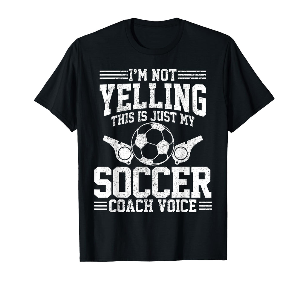 Soccer Coach Voice Funny Sports Team T-Shirt - Trendy Graphic Men Women - T-Shirt, Sweatshirt, Hoodie