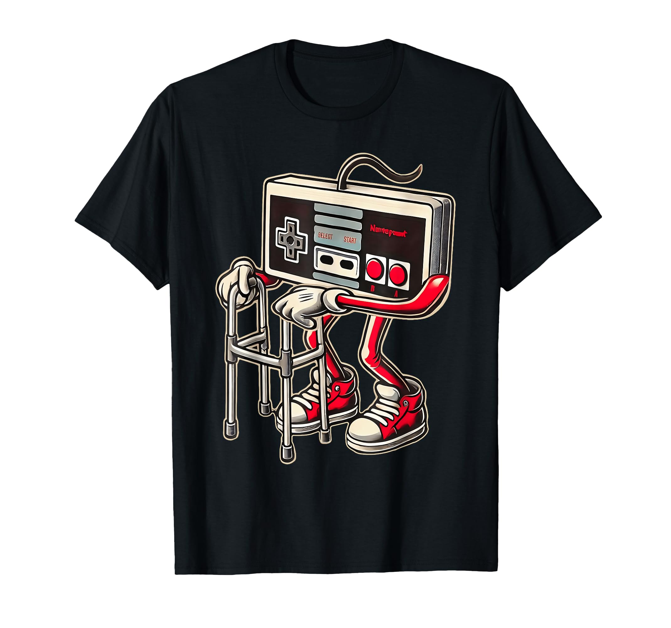 Video Game Controller Walker Funny T-Shirt - Trendy Graphic Men Women - T-Shirt, Sweatshirt, Hoodie