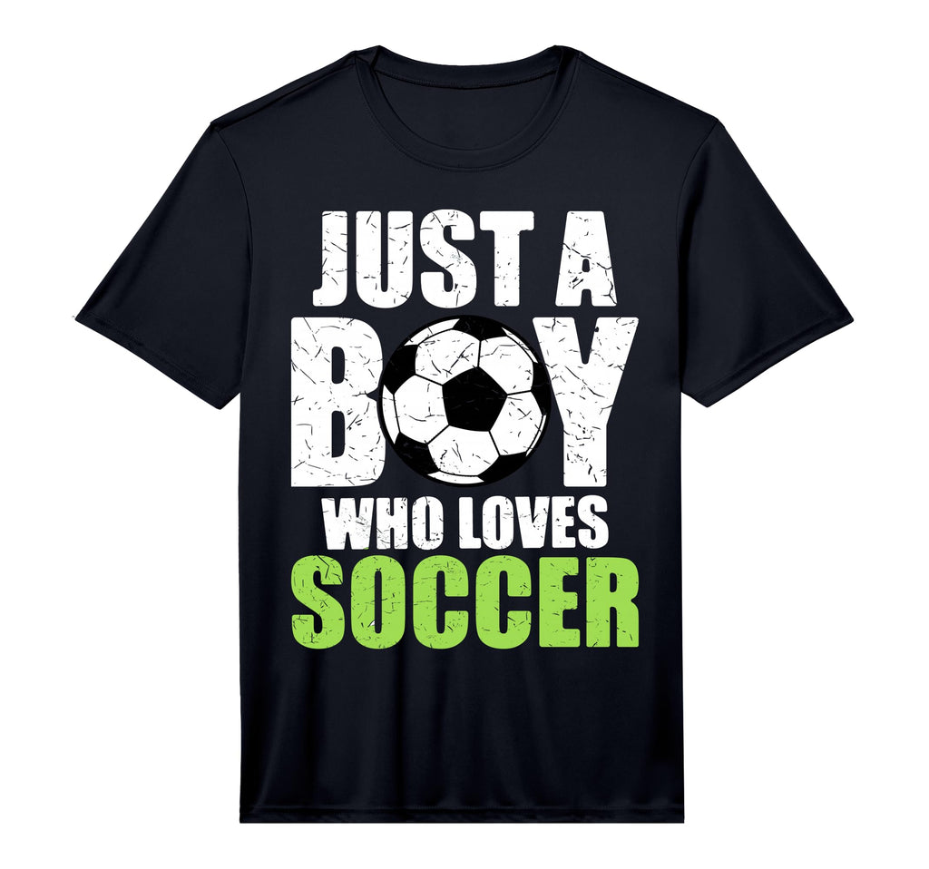 Just Who Loves Soccer Player Striker T-Shirt - Casual Everyday Wear Unisex - T-Shirt, Sweatshirt, Hoodie