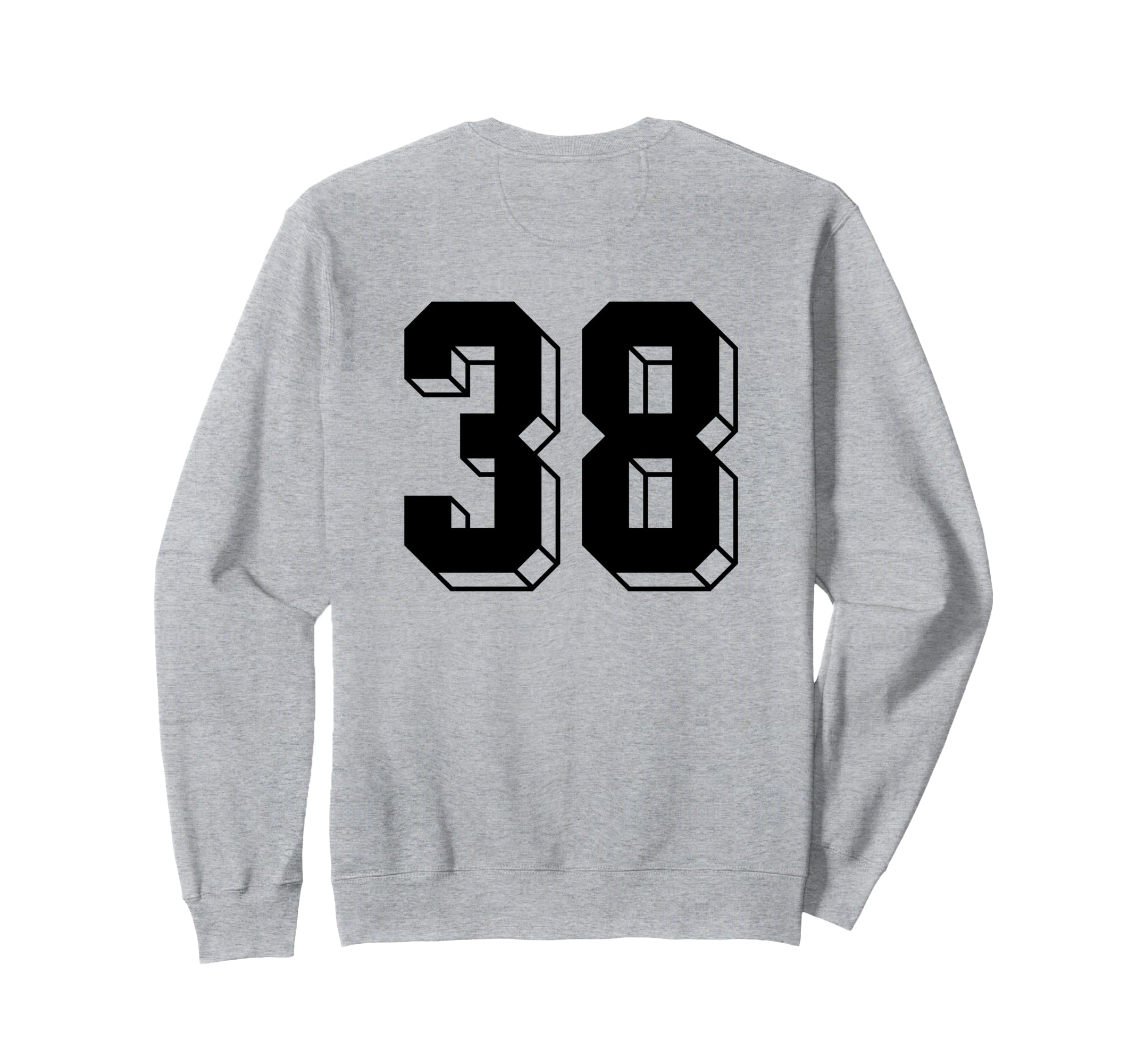 Number 38 Backside 80S 90S Team Sweatshirt - Custom Art Print Unisex - T-Shirt, Sweatshirt, Hoodie