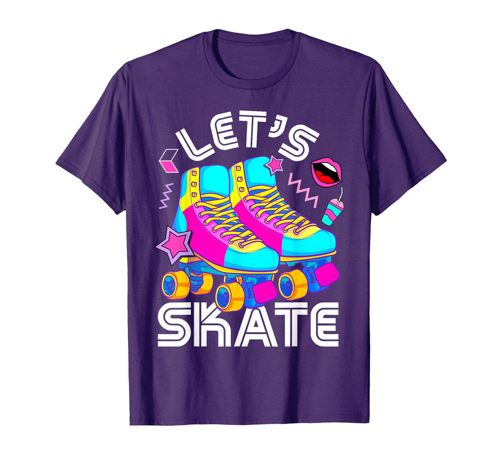 Lets Skate Roller Skate Roller Derby T-Shirt - Unique Graphic for Adults - T-Shirt, Sweatshirt, Hoodie