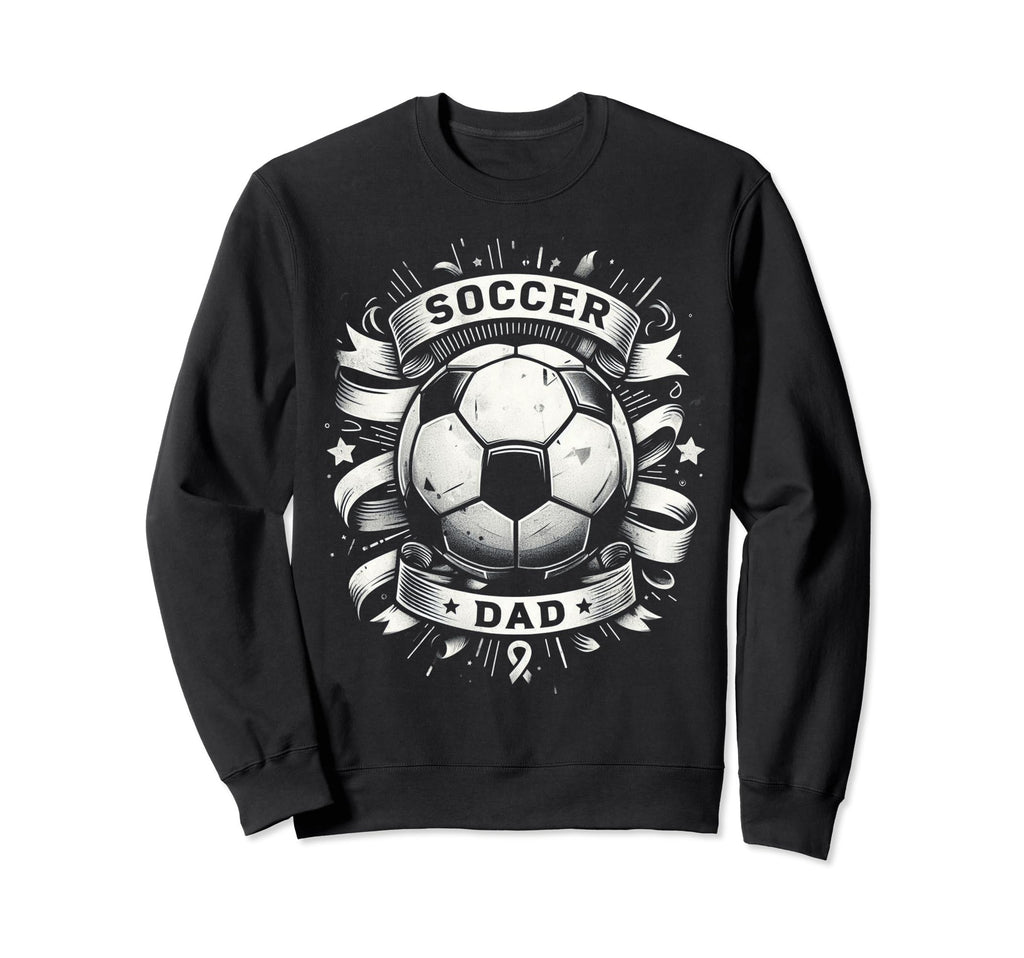 Soccer Dad Family Matching Dad Fathers Sweatshirt - Trendy Graphic Unisex - T-Shirt, Sweatshirt, Hoodie