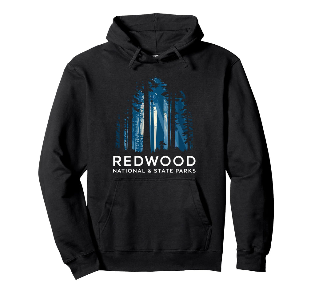 Redwood National State Parks Usa Hoodie - Graphic Print Men Women - T-Shirt, Sweatshirt, Hoodie