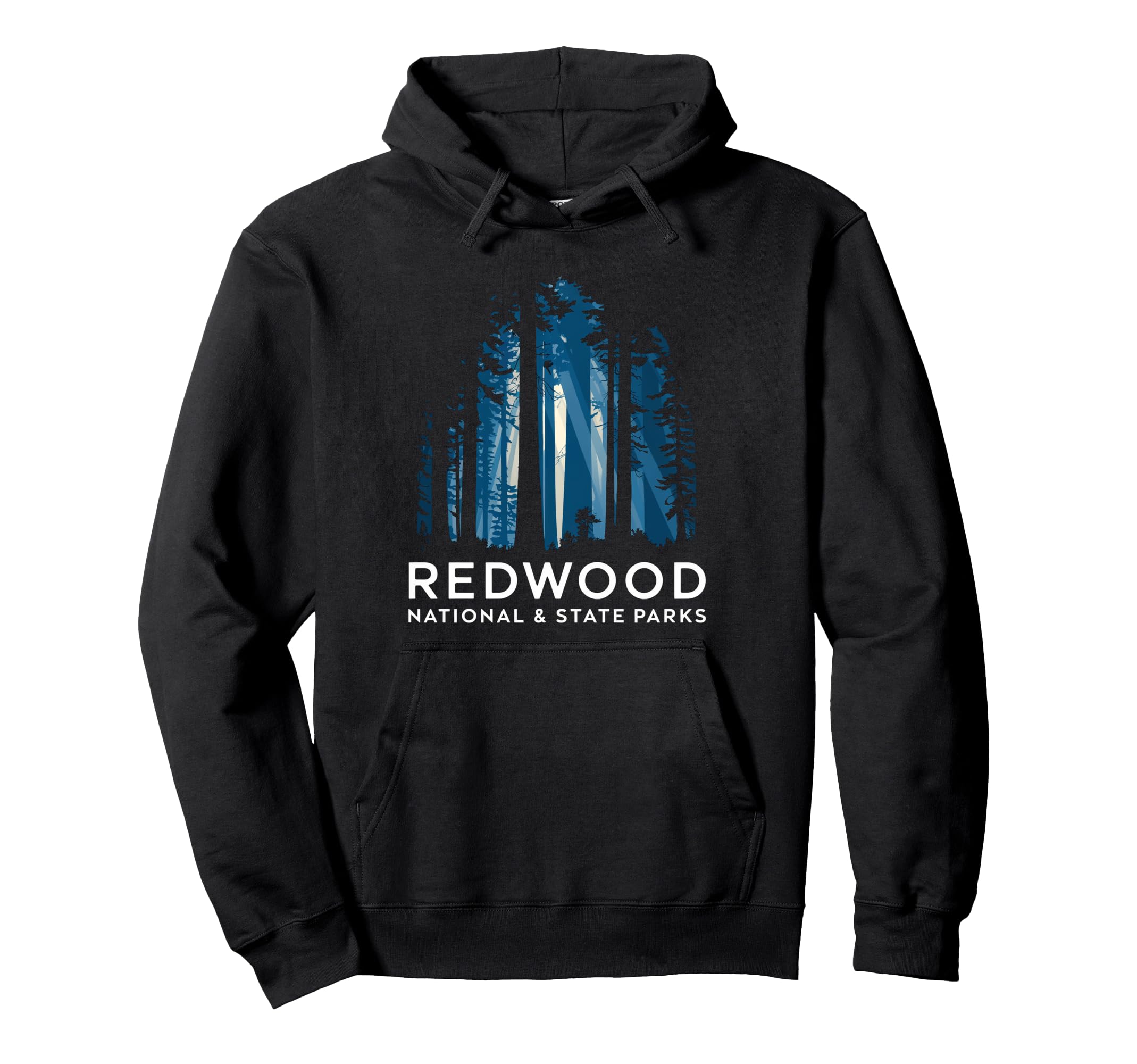 Redwood National State Parks Usa Hoodie - Graphic Print Men Women - T-Shirt, Sweatshirt, Hoodie