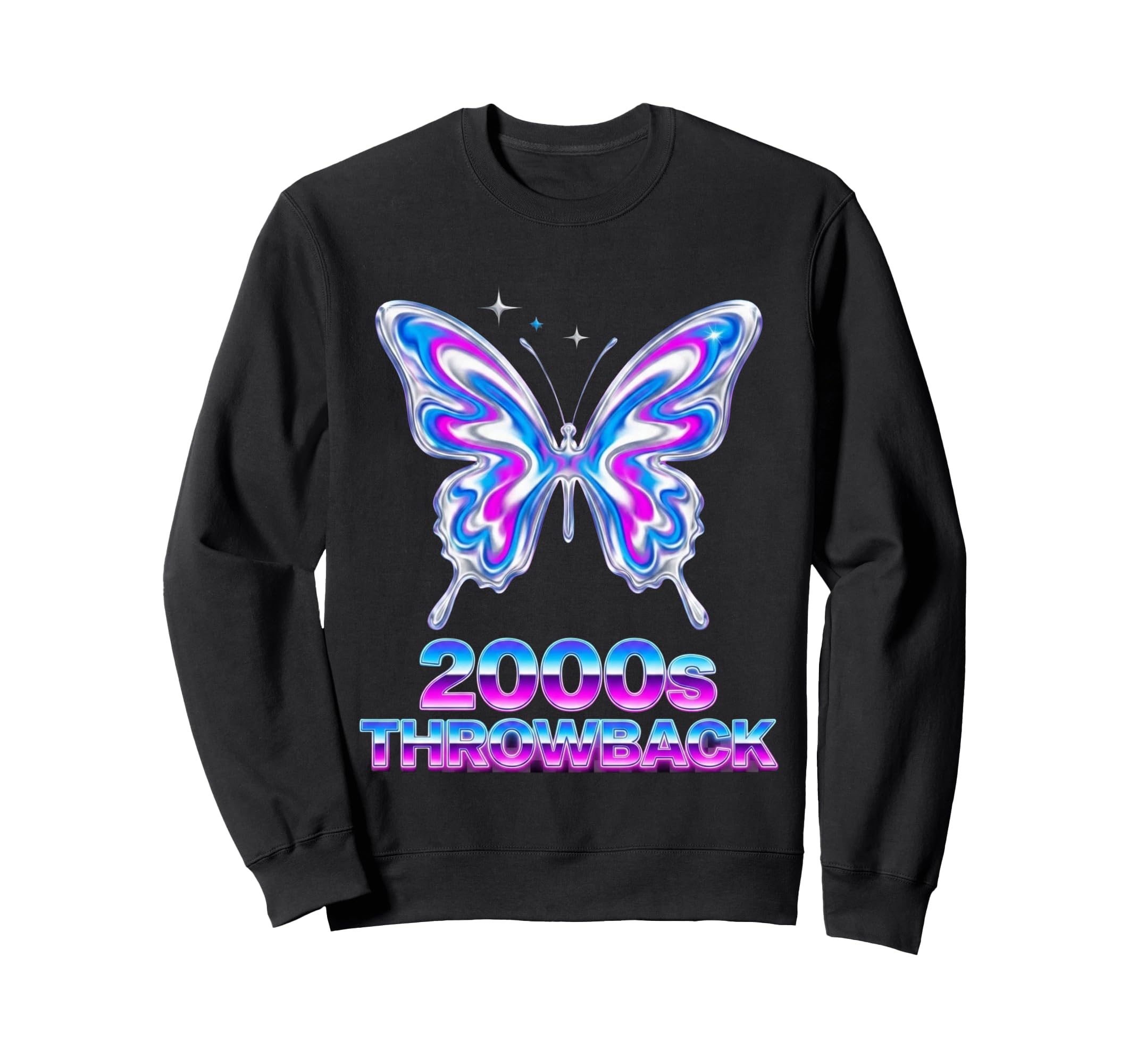 2000S Throwback Y2K Aesthetic Sweatshirt - Novelty Apparel for Adults - T-Shirt, Sweatshirt, Hoodie