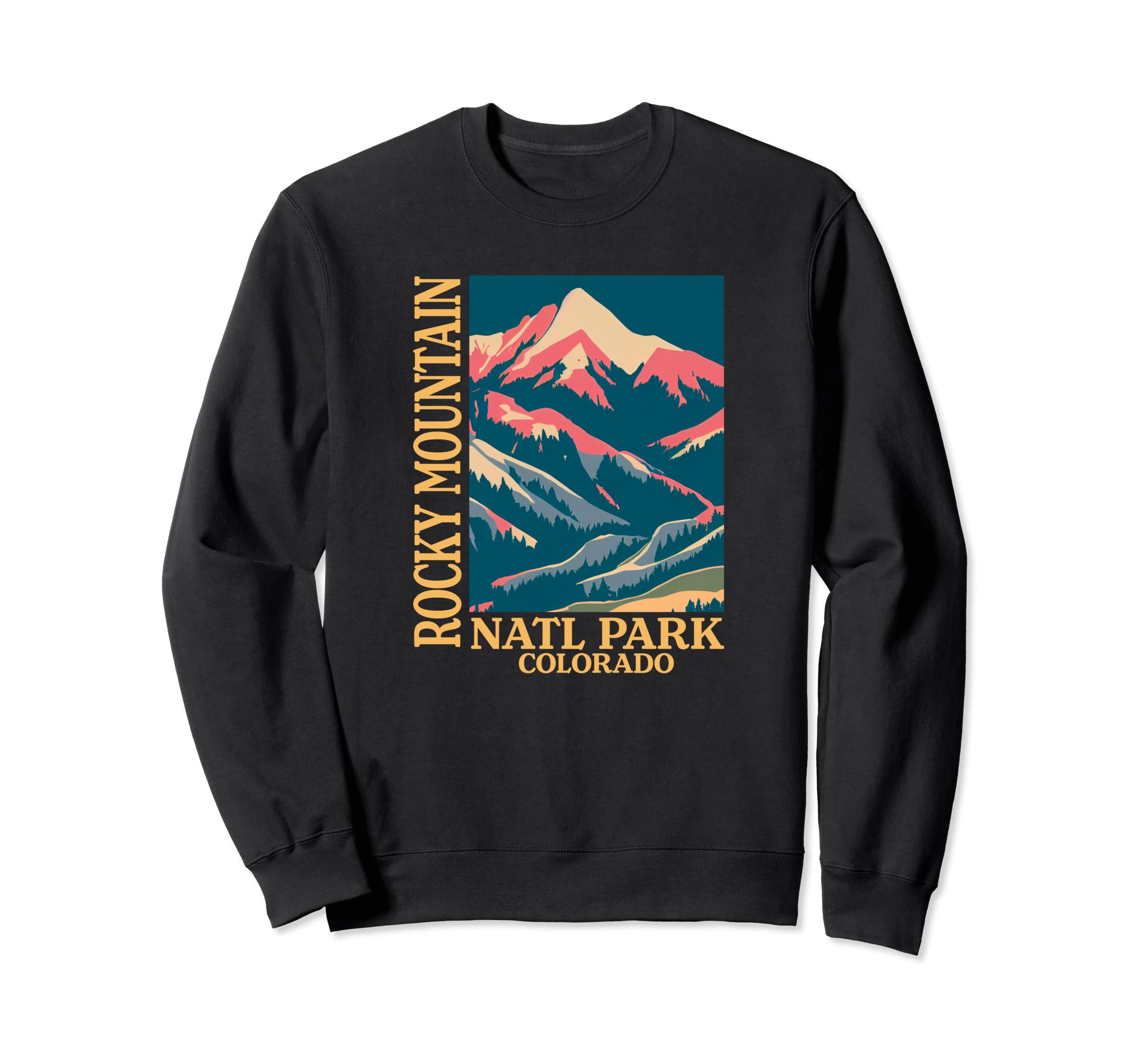 Colorado Rocky Mountain National Park Sweatshirt - Graphic Print Unisex - T-Shirt, Sweatshirt, Hoodie