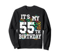 Funny Its My 55Th Birthday Soccer Sweatshirt - Trendy Graphic Men Women - T-Shirt, Sweatshirt, Hoodie