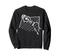 Skeleton Goalkeeper Soccer Goalie Sweatshirt - Custom Art Print Unisex - T-Shirt, Sweatshirt, Hoodie