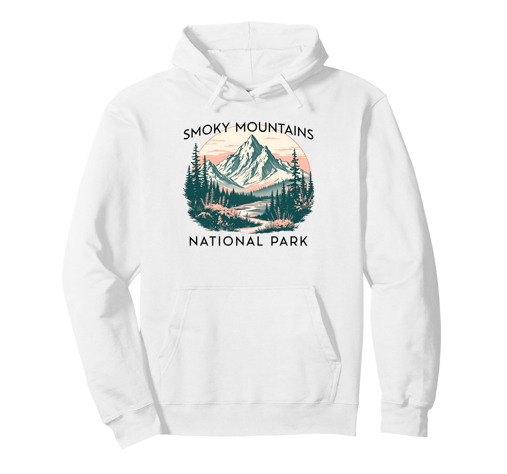 Great Smoky Mountains National Sweatshirt - Minimalist Print Men Women - T-Shirt, Sweatshirt, Hoodie