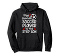 Proud Soccer Step Mom Soccer Player Hoodie - Casual Everyday Wear Unisex - T-Shirt, Sweatshirt, Hoodie