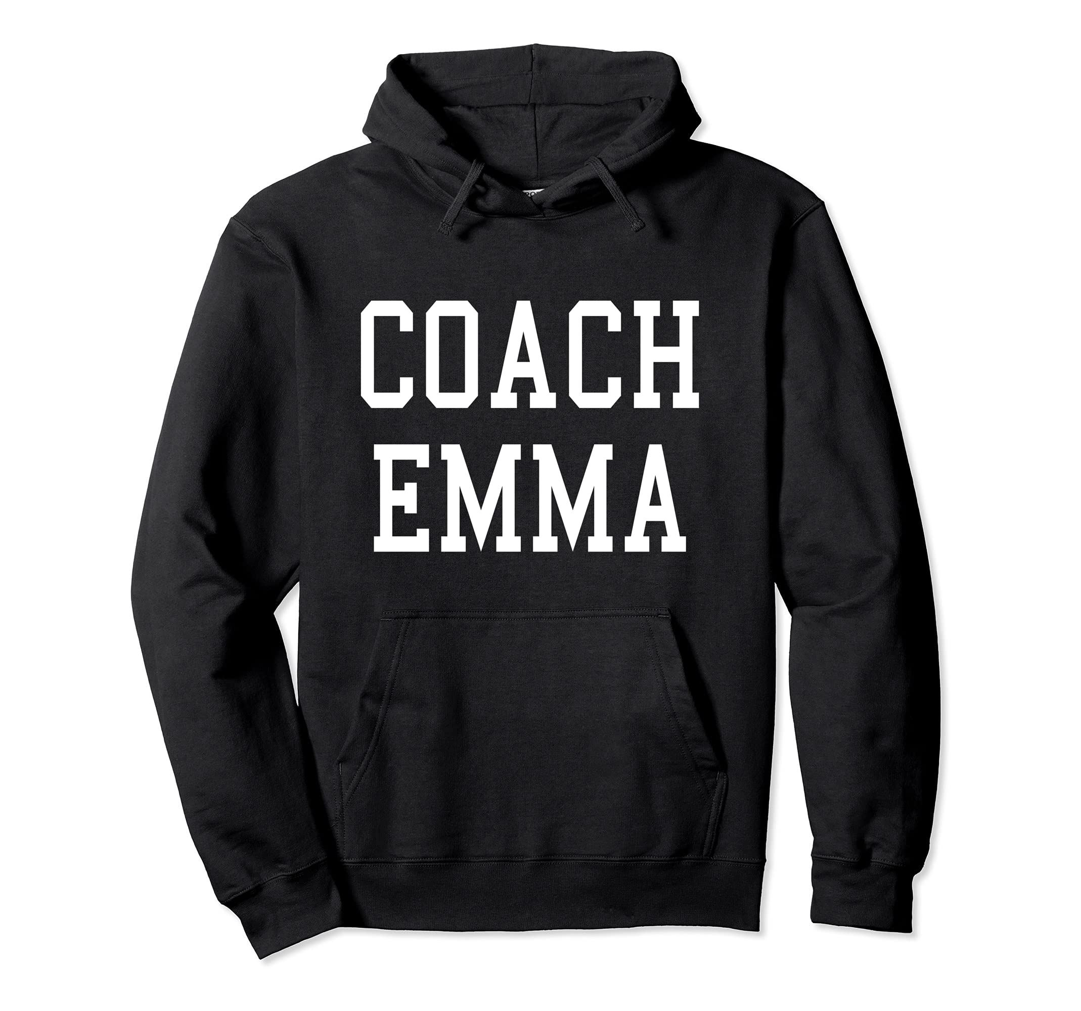 Coach Emma Custom Football Soccer Hoodie - Custom Art Print for Adults - T-Shirt, Sweatshirt, Hoodie