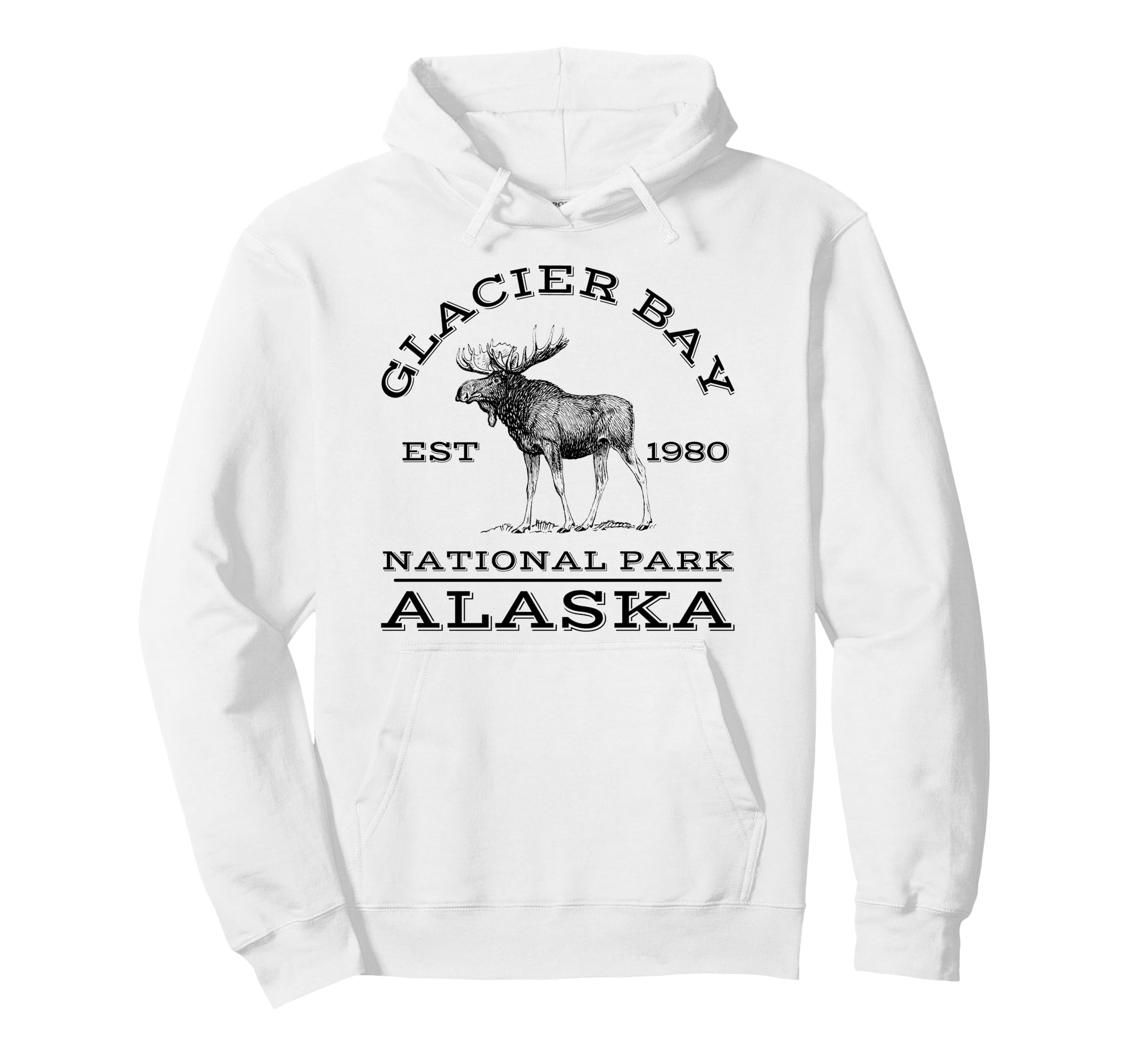 Glacier Bay National Park Alaska Usa Hoodie - Trendy Graphic Men Women - T-Shirt, Sweatshirt, Hoodie