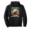 Wolf Arches National Park Hoodie - Unique Graphic Unisex - T-Shirt, Sweatshirt, Hoodie