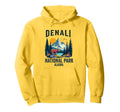 Denali National Park Souvenir Alaska Hoodie - Unique Graphic for Adults - T-Shirt, Sweatshirt, Hoodie