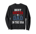 Best Soccer Dad Usa Patriotic Father Sweatshirt - Unique Graphic Unisex - T-Shirt, Sweatshirt, Hoodie