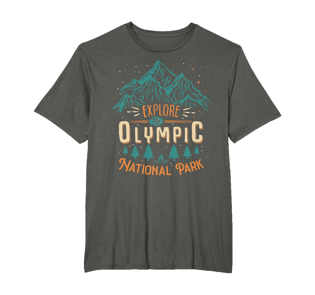 Olympic National Park Us Olympic T-Shirt - Novelty Apparel for Adults - T-Shirt, Sweatshirt, Hoodie
