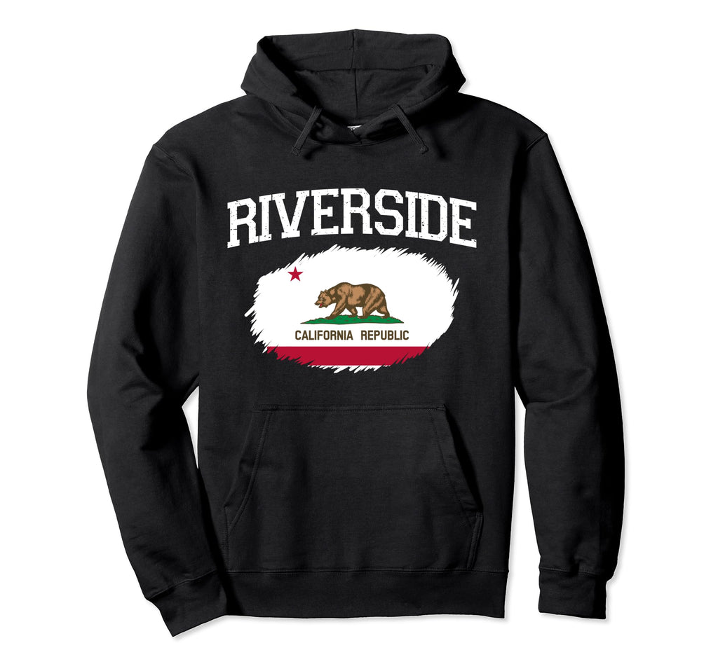 Riverside Ca California Flag Usa Sports Hoodie - Minimalist Print Unisex - T-Shirt, Sweatshirt, Hoodie