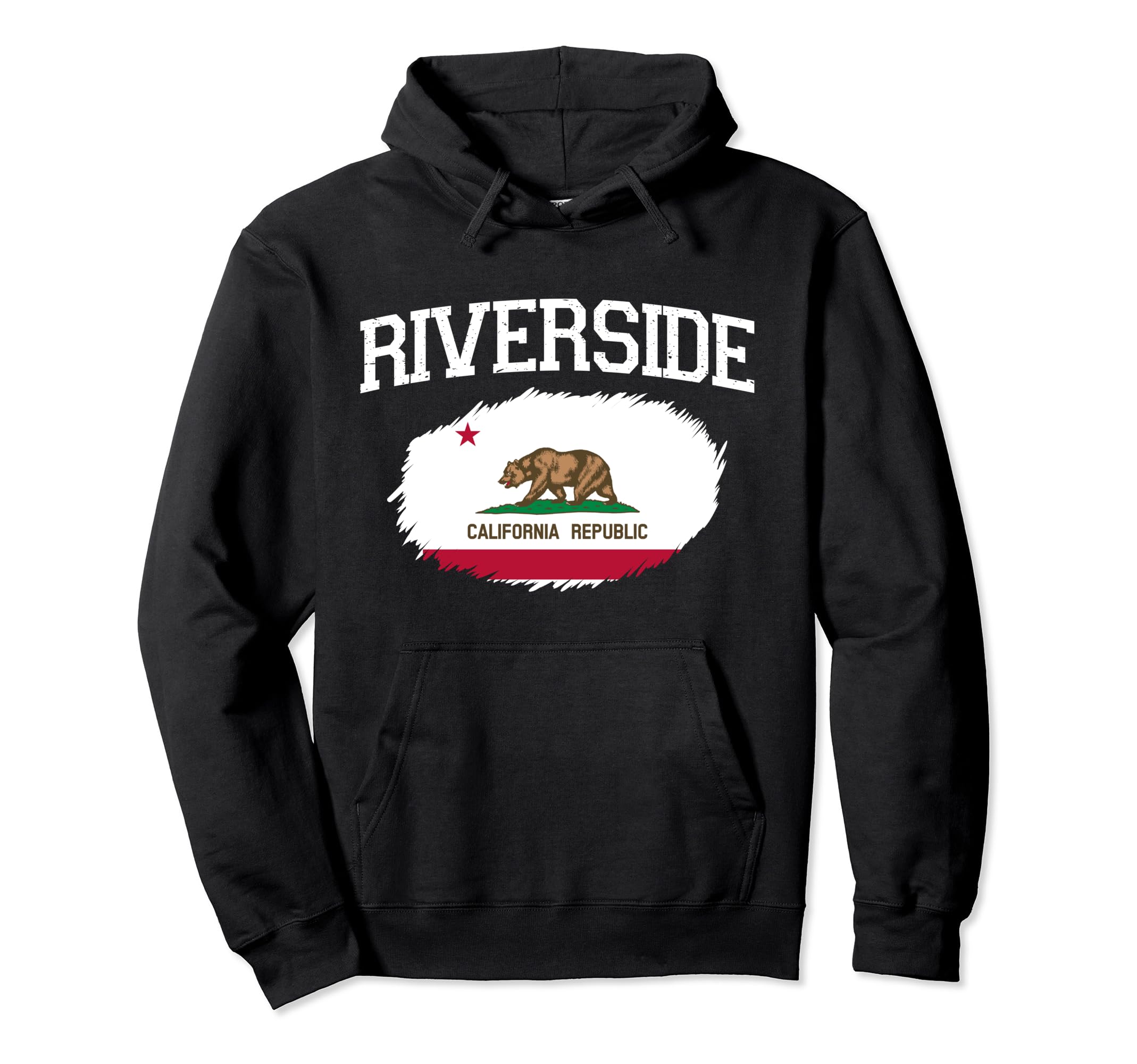 Riverside Ca California Flag Usa Sports Hoodie - Minimalist Print Unisex - T-Shirt, Sweatshirt, Hoodie