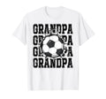 Soccer Grandpa Cracked Wall Family T-Shirt - Minimalist Print Unisex - T-Shirt, Sweatshirt, Hoodie