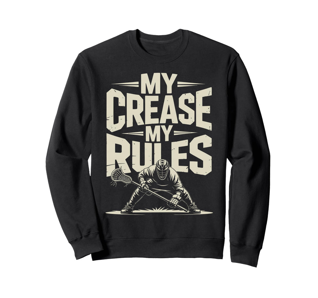 Lacrosse Crease Lax Goalie Sweatshirt - Unique Graphic Unisex - T-Shirt, Sweatshirt, Hoodie