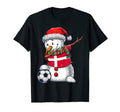 Soccer Dabbing Snowman Denmark T-Shirt - Fun Novelty Design Men Women - T-Shirt, Sweatshirt, Hoodie