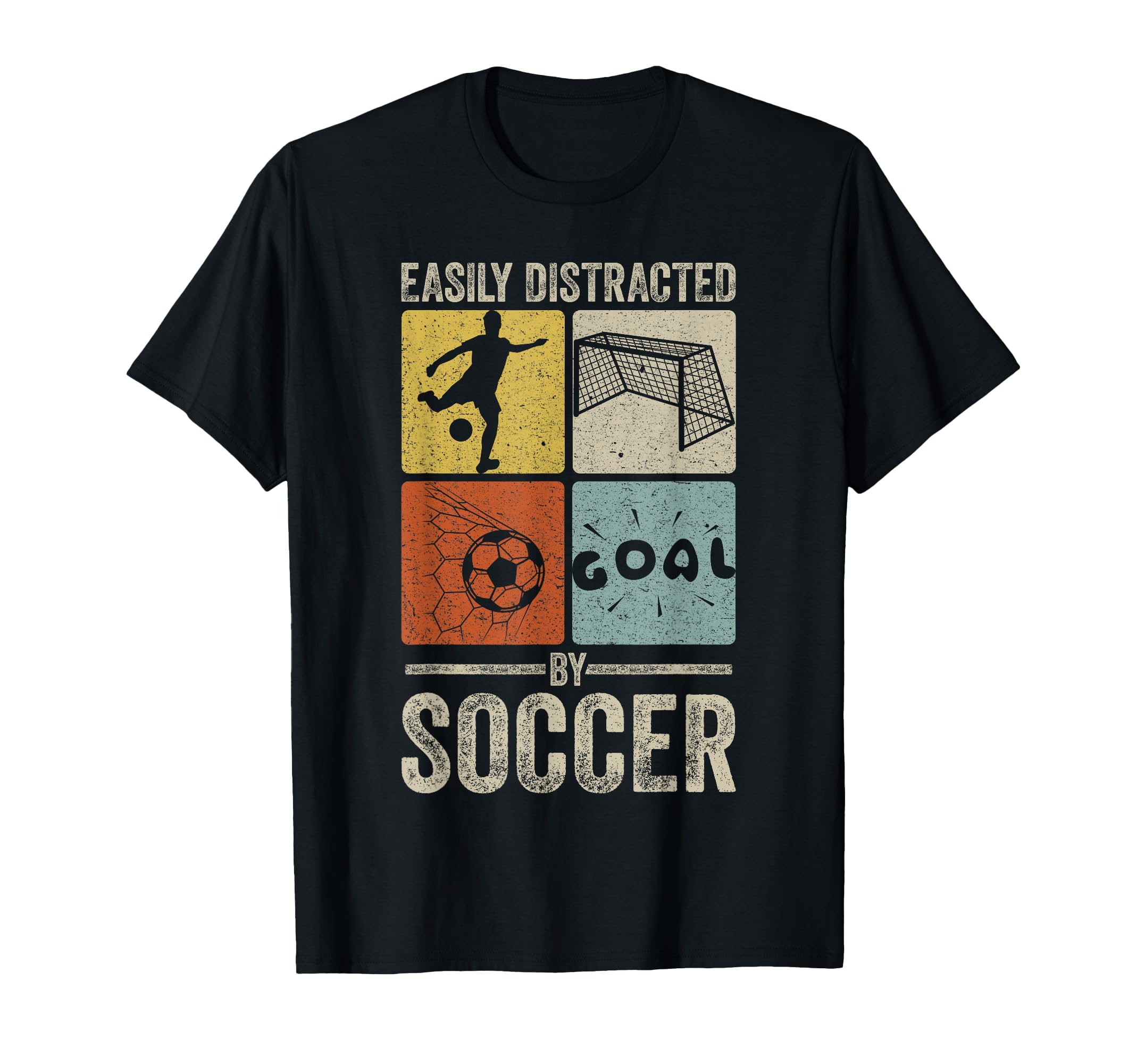 Easily Distracted Soccer Player T-Shirt - Novelty Apparel Unisex - T-Shirt, Sweatshirt, Hoodie