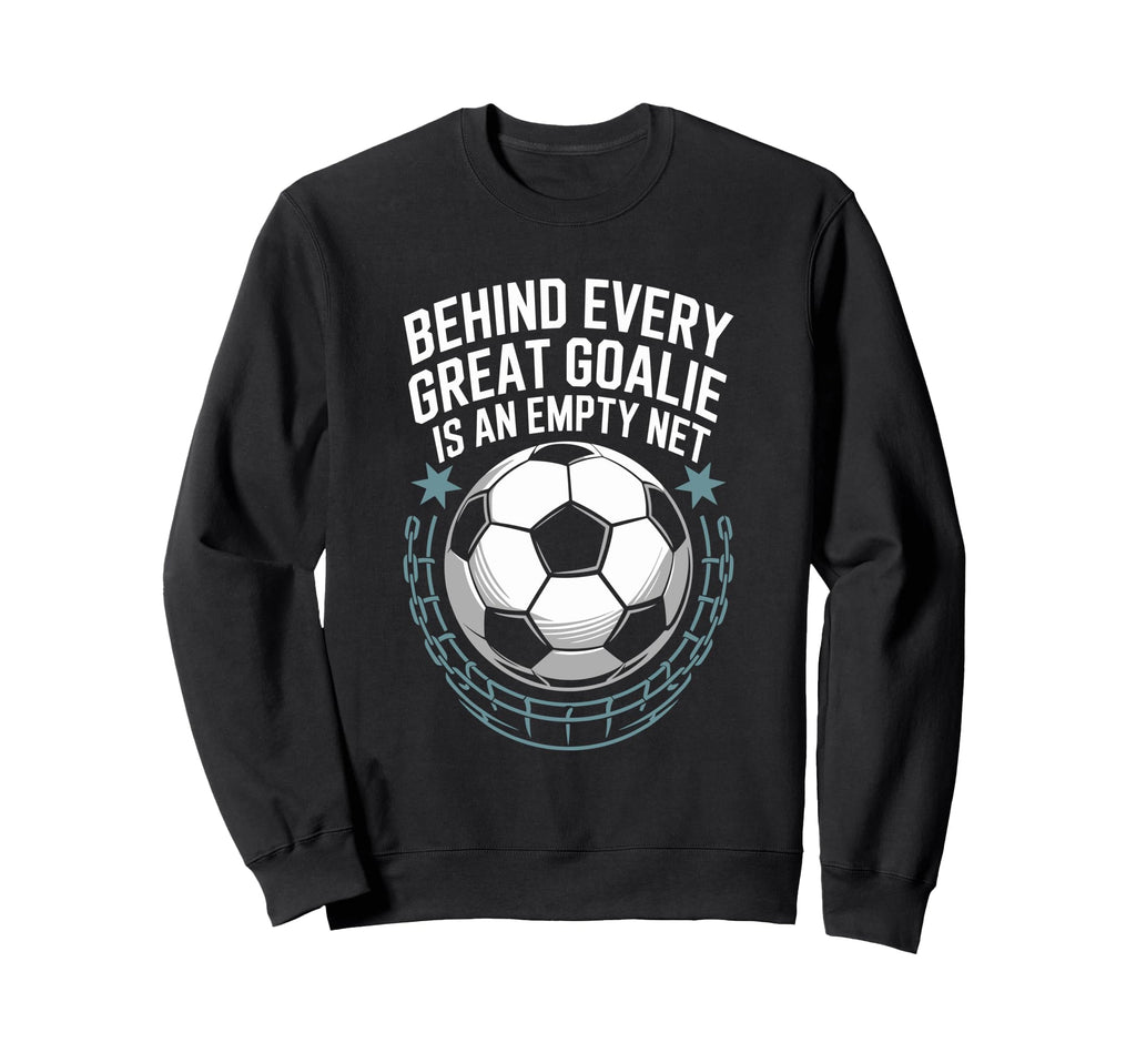 Soccer Player Behind Every Great Sweatshirt - Custom Art Print Men Women - T-Shirt, Sweatshirt, Hoodie