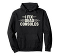 Gaming Repair Console Restoration Hoodie - Aesthetic Graphic for Adults - T-Shirt, Sweatshirt, Hoodie