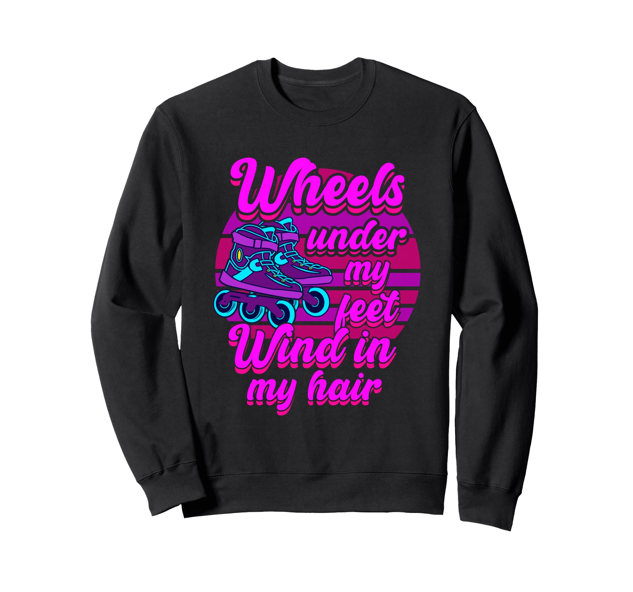 Roller Skating Roller Skate Sweatshirt - Minimalist Print for Adults - T-Shirt, Sweatshirt, Hoodie