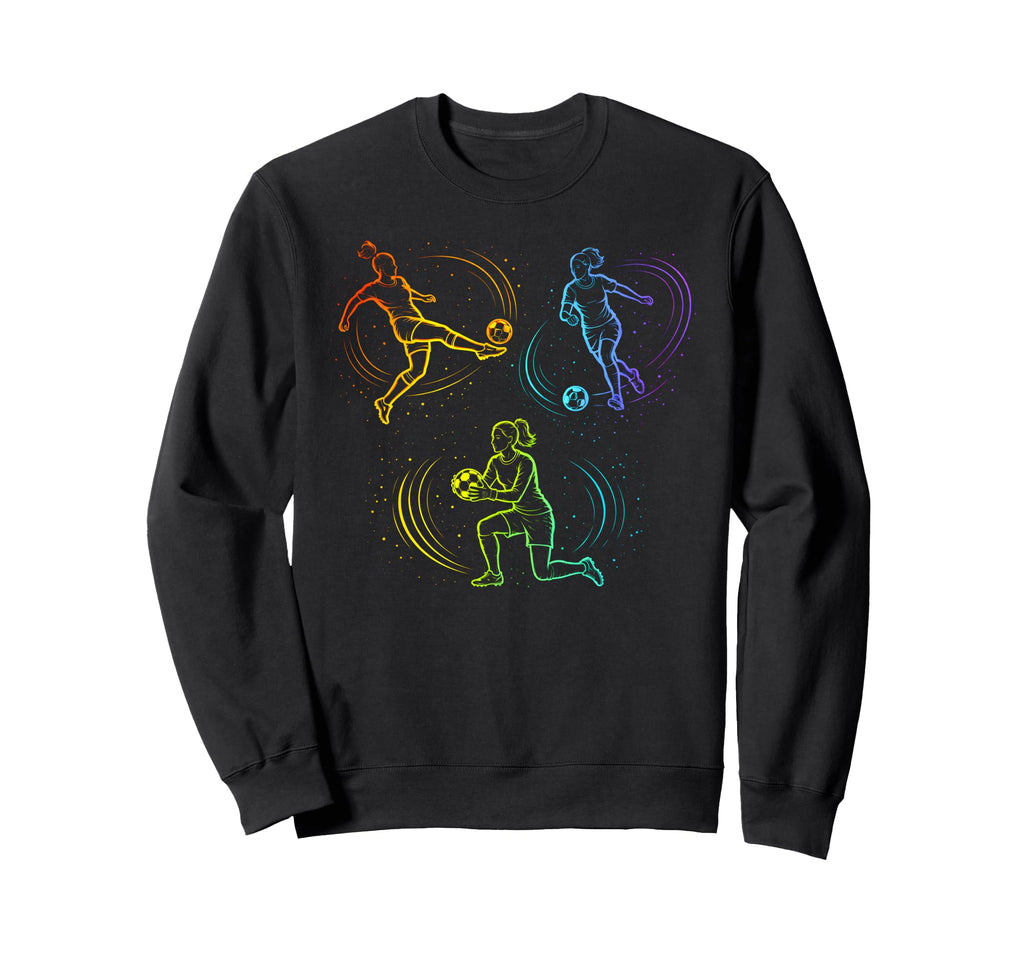 Womens Soccer Goalie Soccer Sweatshirt - Aesthetic Graphic Men Women - T-Shirt, Sweatshirt, Hoodie