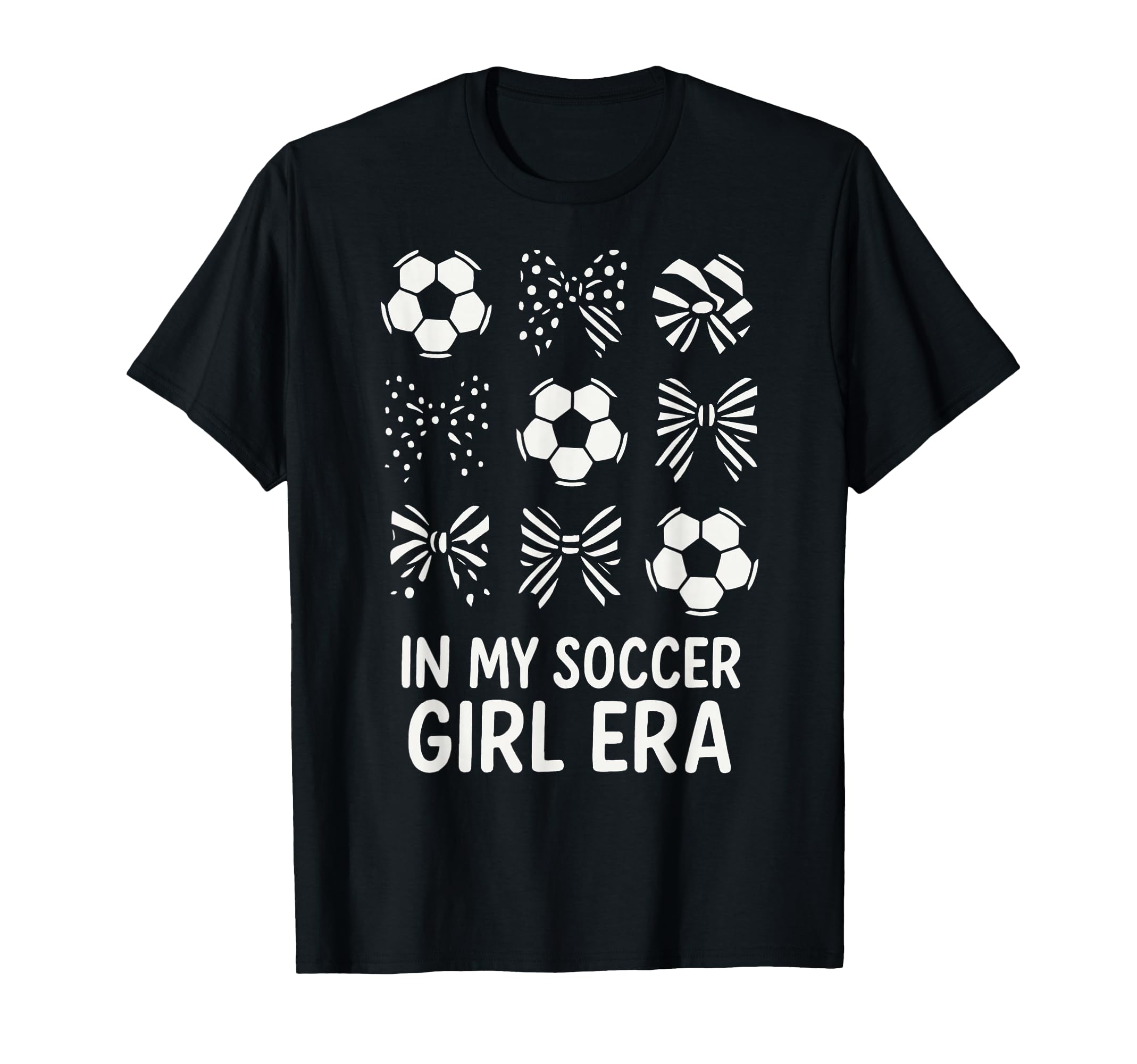 My Soccer Era Soccer Balls And Bows T-Shirt - Aesthetic Graphic Men Women - T-Shirt, Sweatshirt, Hoodie