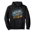 Raised Old School Graffiti Rap Hip Hop Hoodie - Unique Graphic Unisex - T-Shirt, Sweatshirt, Hoodie