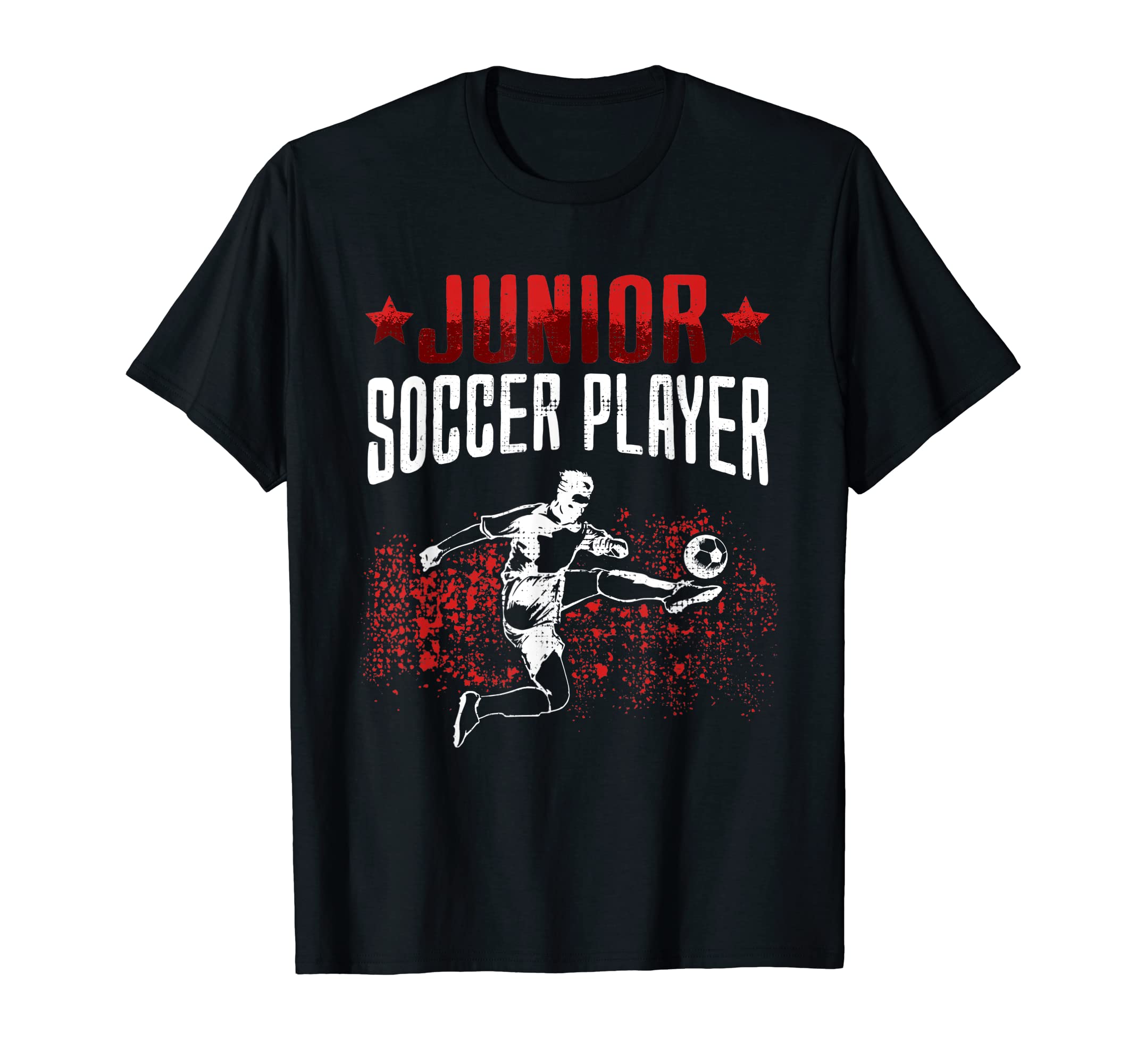 Junior Soccer Player Footballers T-Shirt - Minimalist Print Men Women - T-Shirt, Sweatshirt, Hoodie
